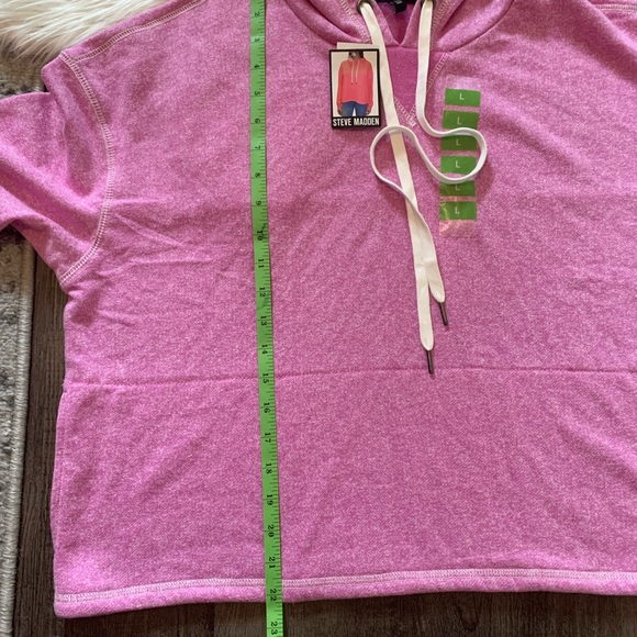 NWT Steve Madden Pullover Hoodie Size Large Lavender - Picture 5 of 8